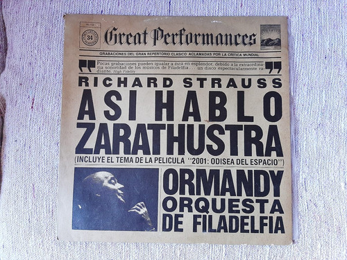 Richard Strauss - Ormandy - Asi Hablo Zarathustra