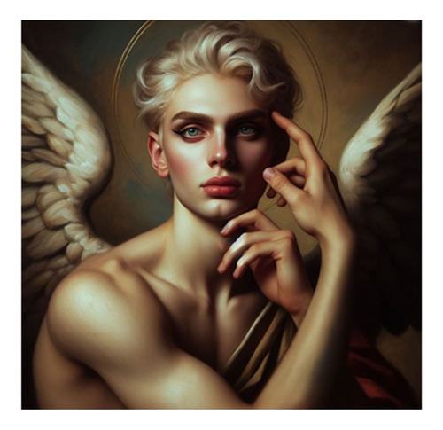 Angel Imagen Decorativa En Canvas