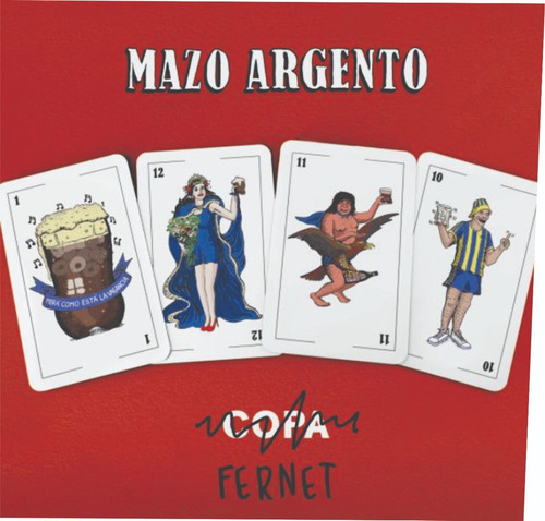 Juego Naipes Cartas Españolas Truco Mazo Argento Previa