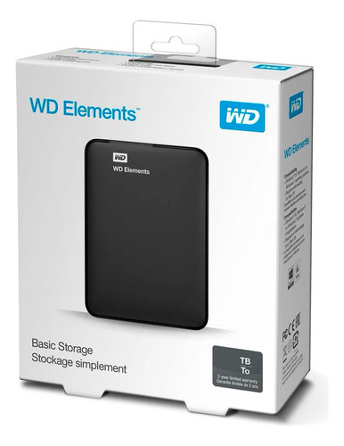 Disco Externo Hdd Wd Elements Portable 4tb 2.5 