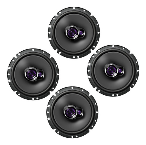 2 Pares Auto Falante Pioneer Triaxial 6 Polegadas 100w Rms