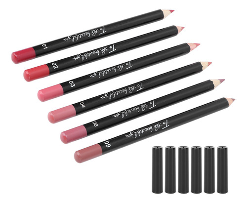 6pcs Lip Lip Liner Profesional Imploude Matte Lip Pencil Lip