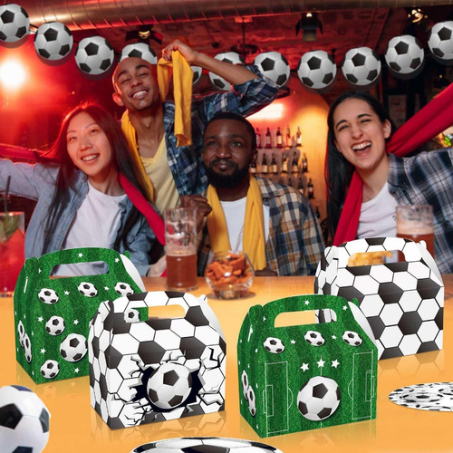 (02 #mold) Cajas Para Regalos De Fútbol, Cajas De Regalo Con