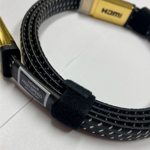 Imagen 5 de 9 de Cable Hdmi 4k 2.0 Mallado Largo 1,5 Metros Máxima Resolución