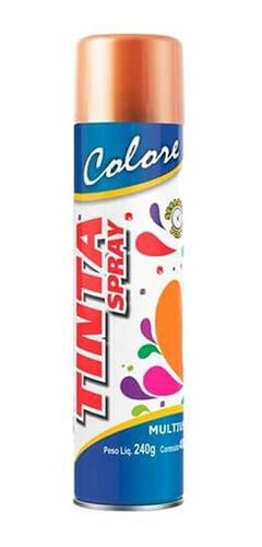 Tinta Spray Colore Multiuso Cobre Metálico 400ml 