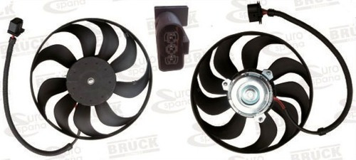 Motoventilador Aux Bruck Vw Jetta A4 1.8t 99-15 Beetle 98-11