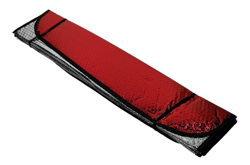 Imagen 3 de 5 de Parasol Parabrisas Metalizado Rojo Grande Universal Vexo