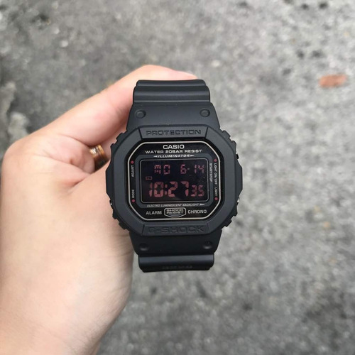 Reloj Casio G-shock Dw5600ms-1 En Stock Original Garantía