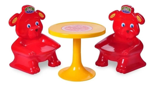 Juego De Mesa Y Sillas Osito Rondi Full