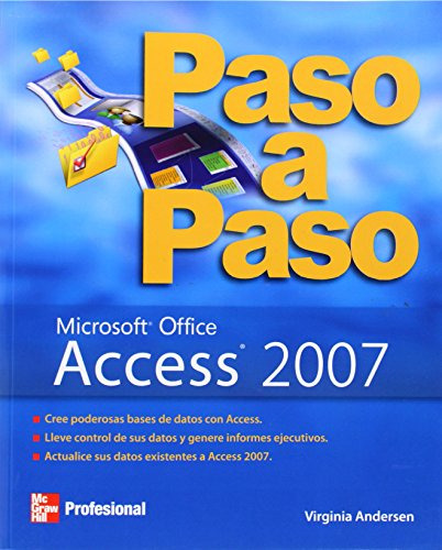 Libro Paso A Paso Access 2007 Microsoft Office De Virginia A