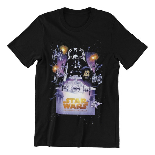 Polera Unisex Star Wars Darth Vaide Poster Estampado Algodon