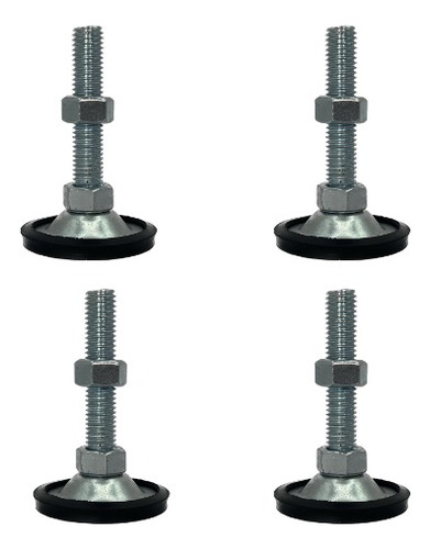  Pata Niveladora Antiderrapante Para 200 Kg 3/8 X 6 (4 Pzas)