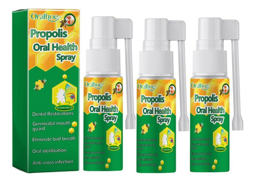 - Spray De Salud Bucal De Propóleo, Spray De Limpieza Dental