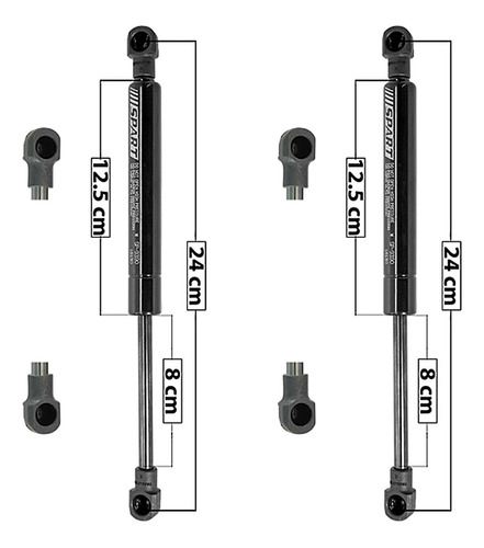 Set 2 Amortiguadores Cajuela Spart Nissan Sentra 07_12