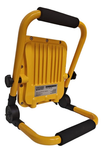 Reflector 30w Recargable Flash Luz Emergencia Led Portatil Color De La Carcasa Amarilla Color De La Luz Blanco Frío