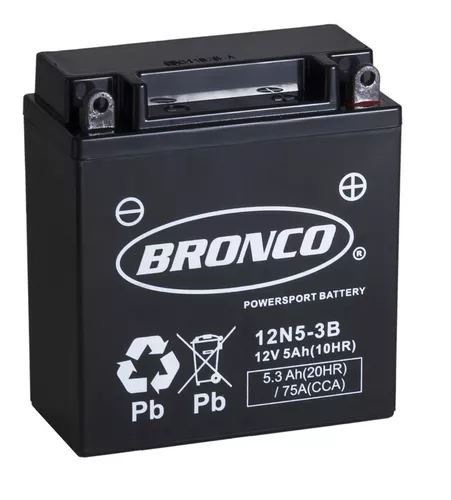 lucha Deshacer aumento Bateria Moto Bronco 12n5-3b Gel 110 Cc Motoscba
