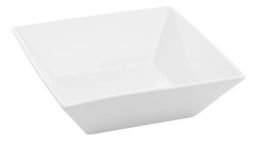 Saladeira Em Porcelana Bon Gourmet 25x8cm Branca