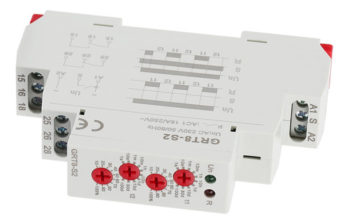 Relé De Tiempo De Ciclo Repetido Grt8-s2, Temporizador Asimé
