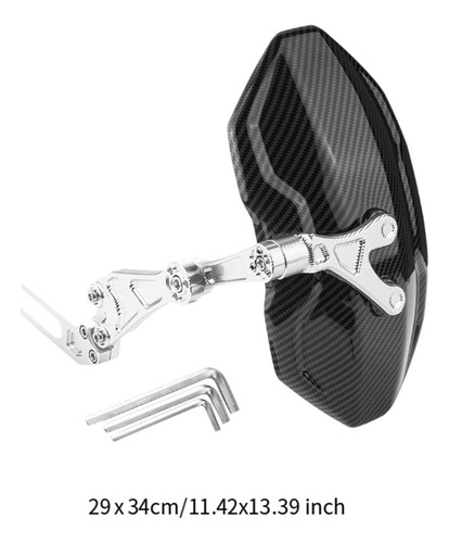 Motocicleta Genérica Guardería Trasera Protector Plata