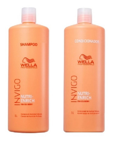 Wella Invigo Nutri Enrich Kit Shampoo 1000ml + Cond 1000ml