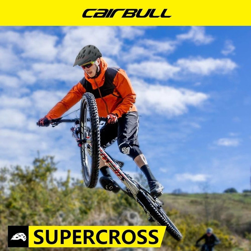 Imagen 2 de 2 de Casco Bicicletas Mtb Cairbull Supercross Matte Red Talla L