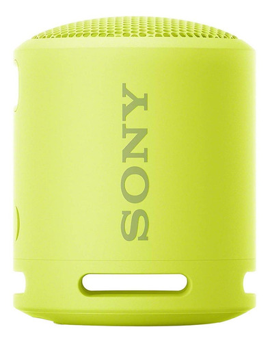 Imagen 2 de 4 de Parlante Sony Extra Bass XB13 SRS-XB13 portátil con bluetooth waterproof amarillo limón