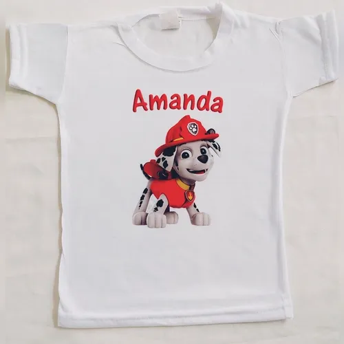 Remera personalizada store de paw patrol