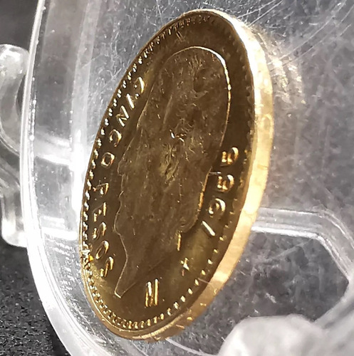 Moneda De Oro 5 Pesos