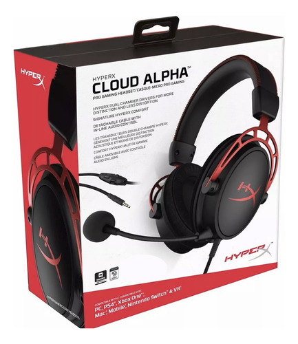Hyperx Cloud Alpha - Auriculares Para Juegos, Controlador...
