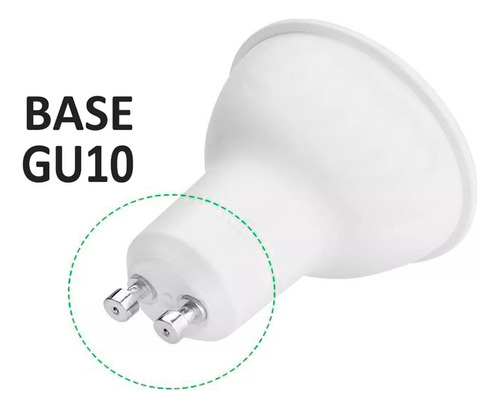 Ampolleta Led Gu10 7w Luz Fria