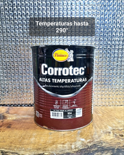 Pintura Alta Temperatura Aluminio Hasta 290°c Pintuco Galon