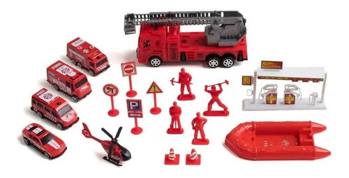 Imagem 3 de 4 de Play Machine - Play Set Bombeiro Resgate Multikids - Br969
