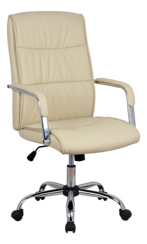 Silla Sillon Director Oficina Eco Cuero 610 - Amarelo