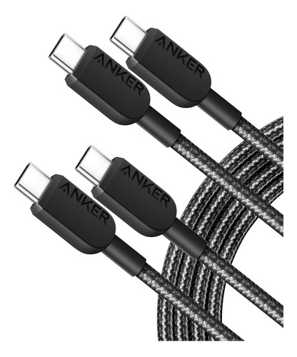 Cable Usb C A Usb C Anker 310 (6 Pies, Paquete De 2), (60 W/