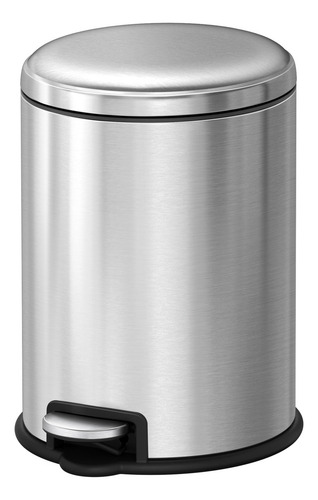 Bote Basura Eko Serene 5l Acero Inoxidable. Botes Basura Plateado