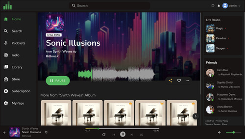 Script Php - Site De Streaming De Música, Podcast E Rádio.