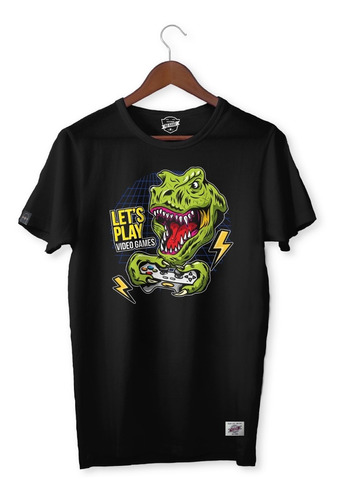 Remera No Name Dino Game - Impresion Dtg - 100% Algodon