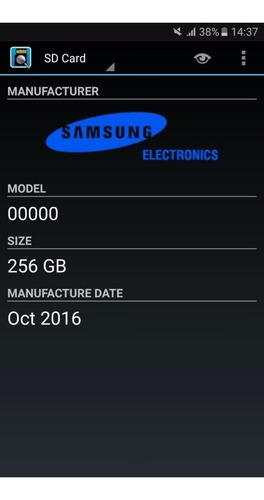 Cartao De Memoria Samsung Evo Plus 256gb Lacrado S7,s8,s9 +8
