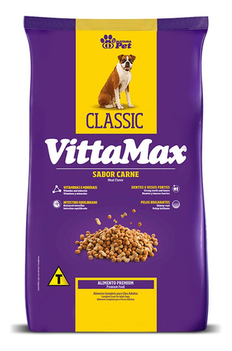 Vittamax Perro Adulto Classic 35 Kg + Snacks