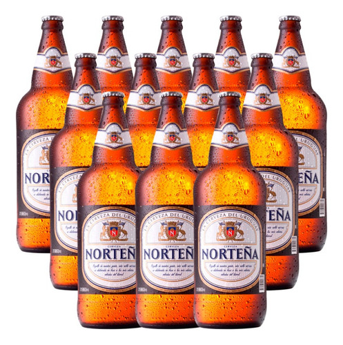 Cerveza Norteña 960 Ml X12 - Envases Incluídos