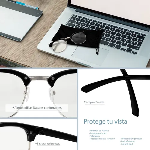 Los lentes transitions protegen de la computadora hotsell
