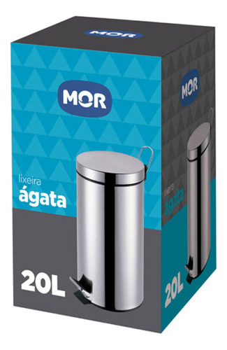 Tarro Residuos Acero Inox 20 Lt Agata