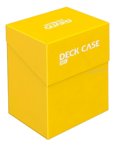 Deck Box Ultimate Guard 80 Unidades Deck Case Amarilla 