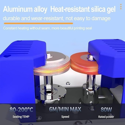 Sellador De Banda Continua, Máquina Automática De Sellado