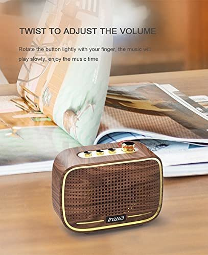 Retro Bluetooth Speaker Bocina Inwa Old Fashioned Classic 