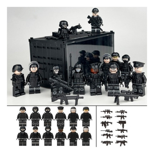 Minifiguras Militares Con Diseño De Soldado Juguete-guardian