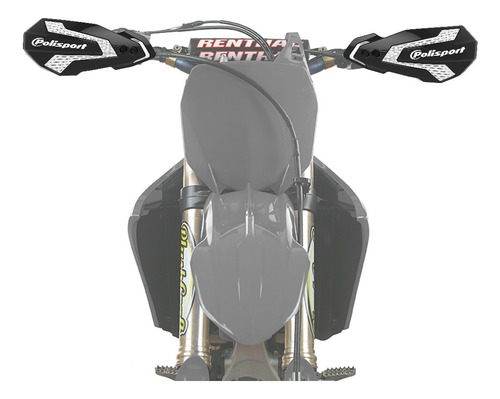 Cubre Puños Husqvarna Te 125 250 300 2014-2017 Negro/blanco