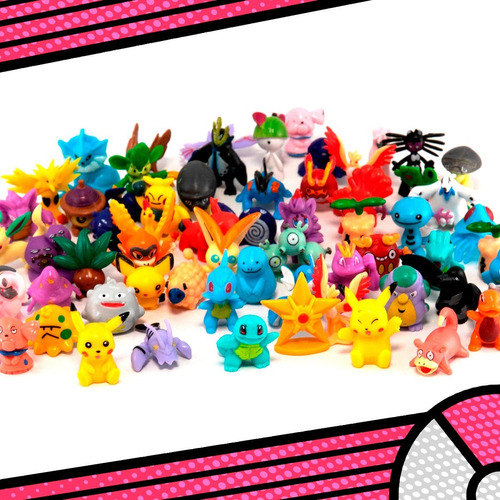 Pokémon Paquete Figuras Coleccionables 48 Piezas Con Pikachu