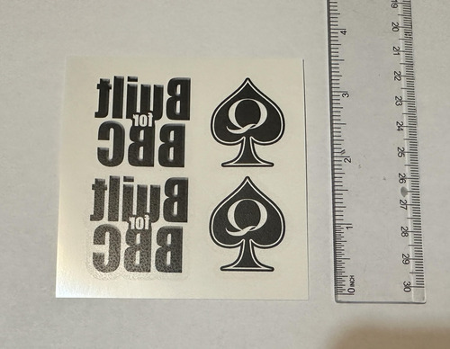 5 Sheet Built For Bbc And Qos Temporary Tattoo Set 35 Pcs To