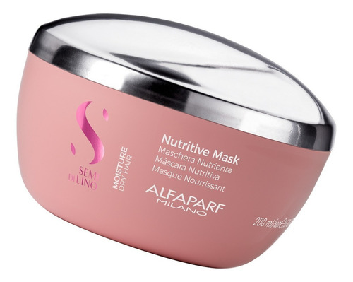 Máscara Capilar Alfaparf Milano Semi Di Lino Moisture 200 Ml